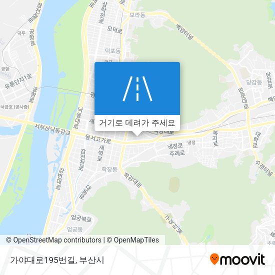 가야대로195번길 지도