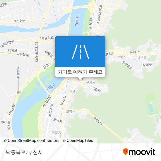 낙동북로 지도