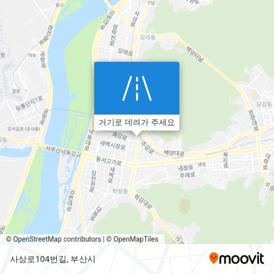 사상로104번길 지도
