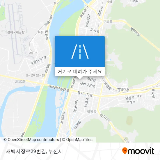 새벽시장로29번길 지도