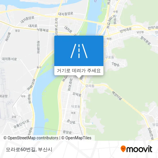 모라로60번길 지도