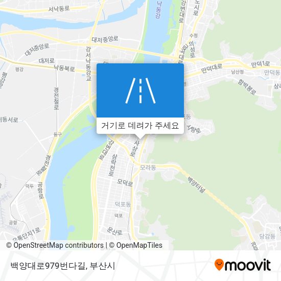 백양대로979번다길 지도