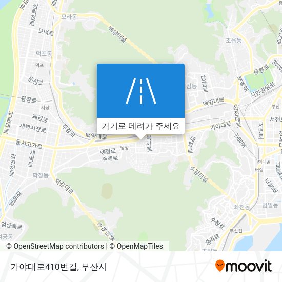 가야대로410번길 지도