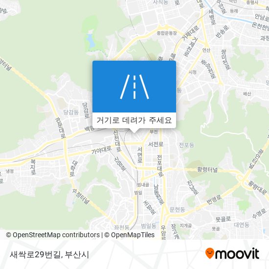 새싹로29번길 지도