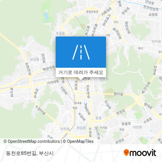 동천로85번길 지도