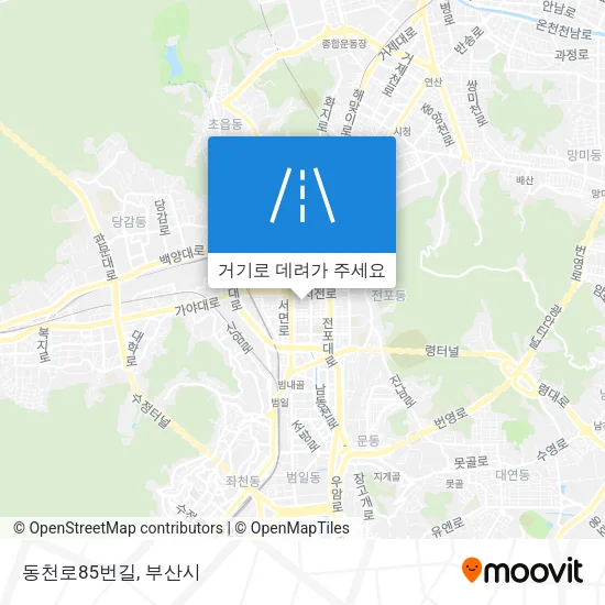동천로85번길 지도