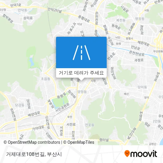 거제대로108번길 지도
