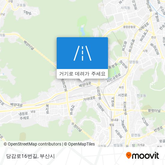 당감로16번길 지도