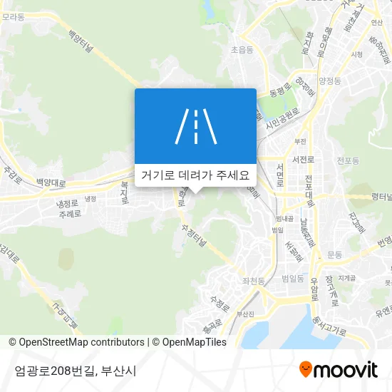 엄광로208번길 지도