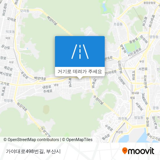 가야대로498번길 지도