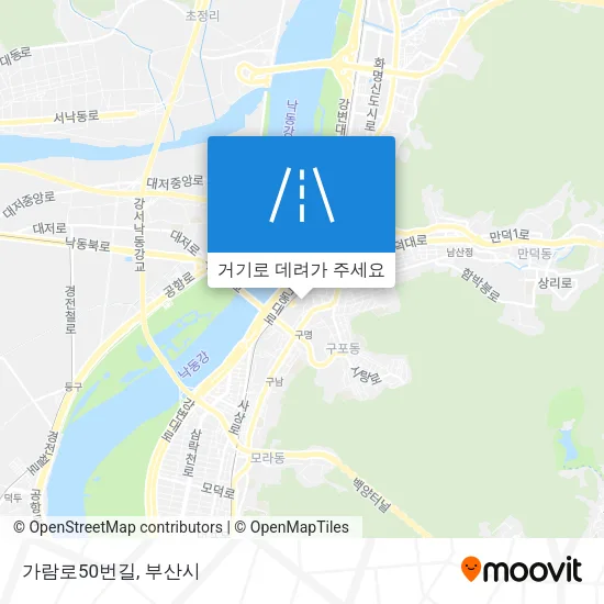 가람로50번길 지도