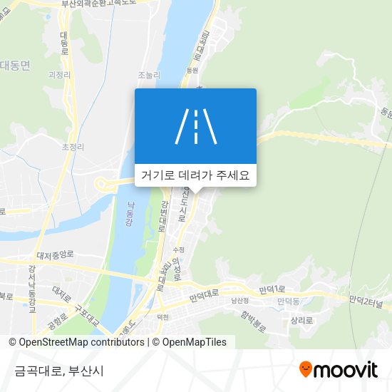 금곡대로 지도