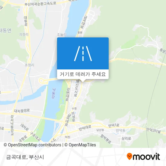 금곡대로 지도
