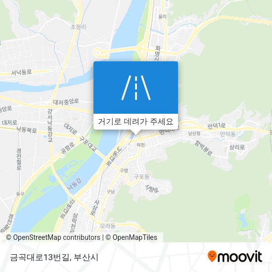 금곡대로13번길 지도