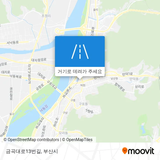 금곡대로13번길 지도