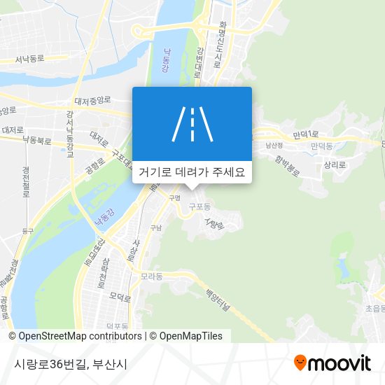 시랑로36번길 지도