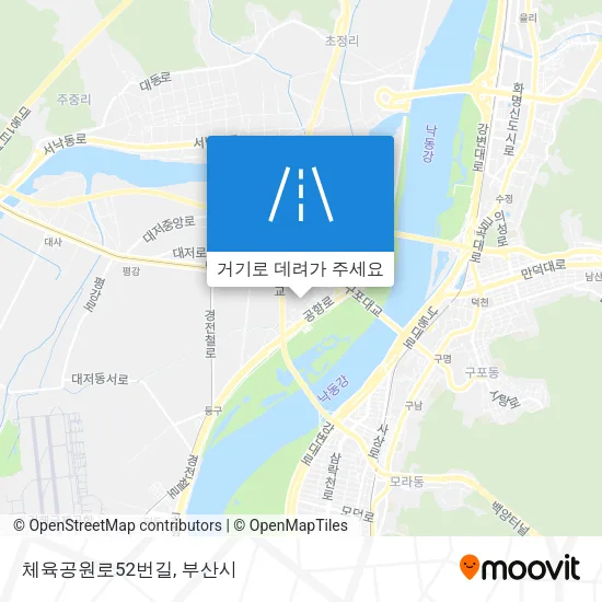 체육공원로52번길 지도