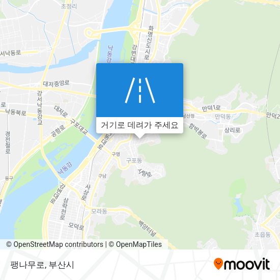 팽나무로 지도