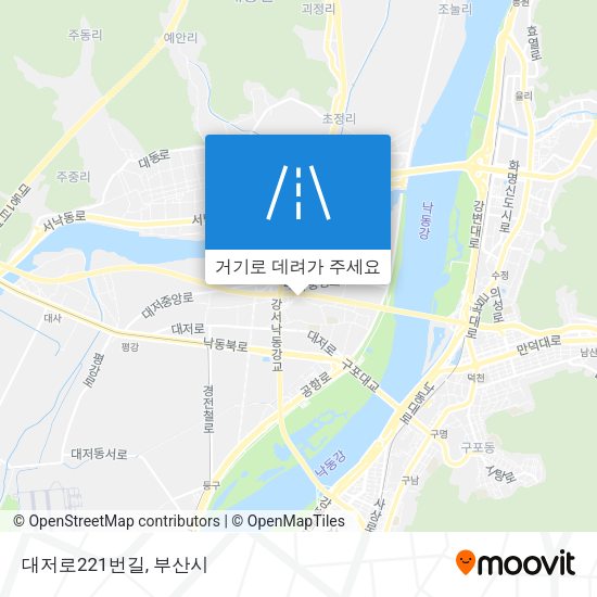 대저로221번길 지도