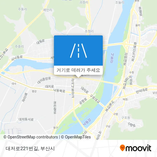 대저로221번길 지도
