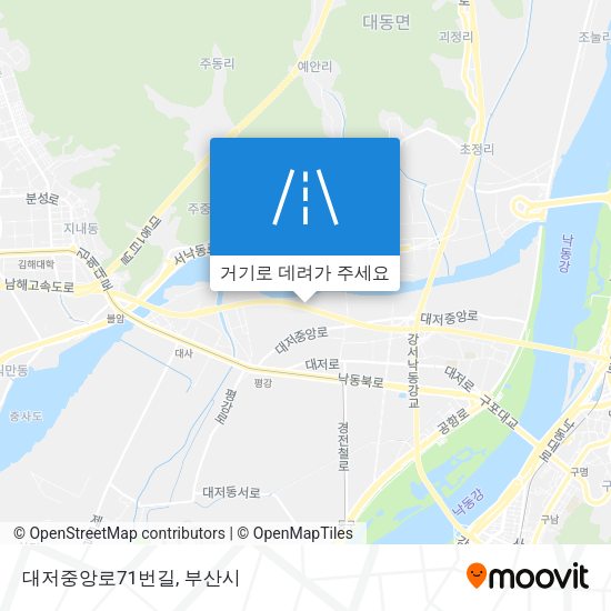대저중앙로71번길 지도