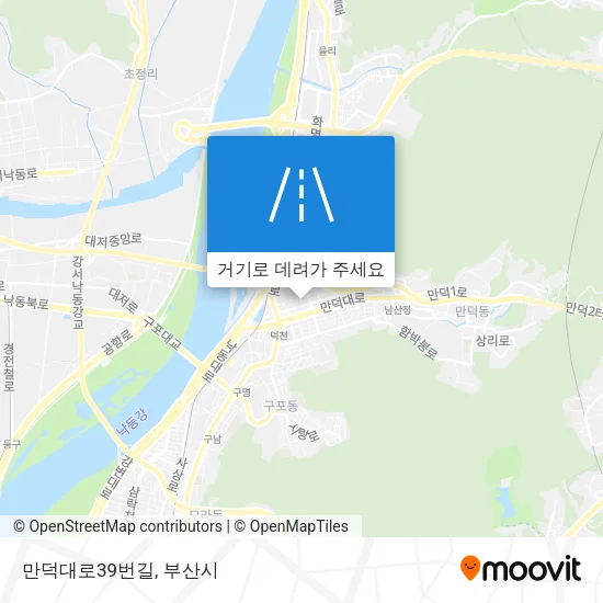 만덕대로39번길 지도
