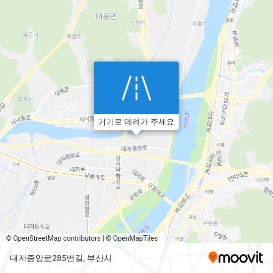 대저중앙로285번길 지도