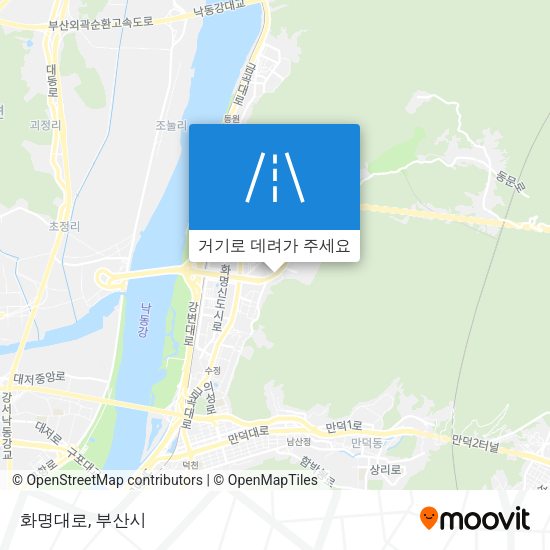 화명대로 지도