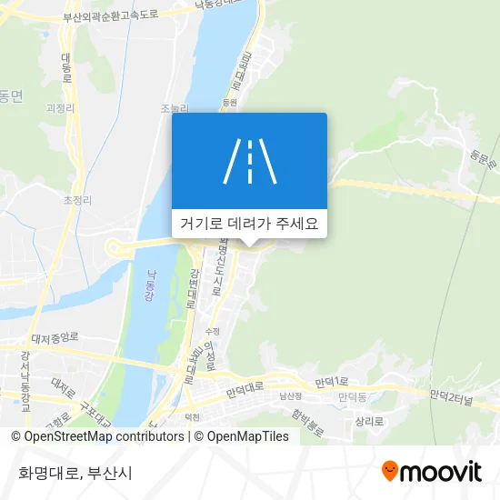 화명대로 지도