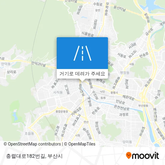 충렬대로182번길 지도