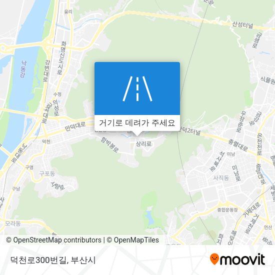 덕천로300번길 지도