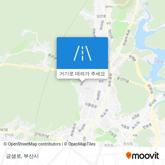 금샘로 지도