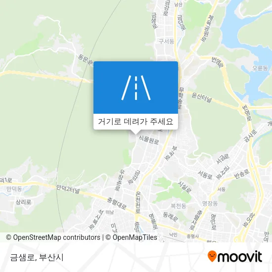 금샘로 지도