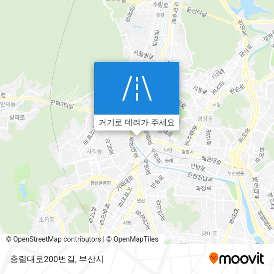 충렬대로200번길 지도