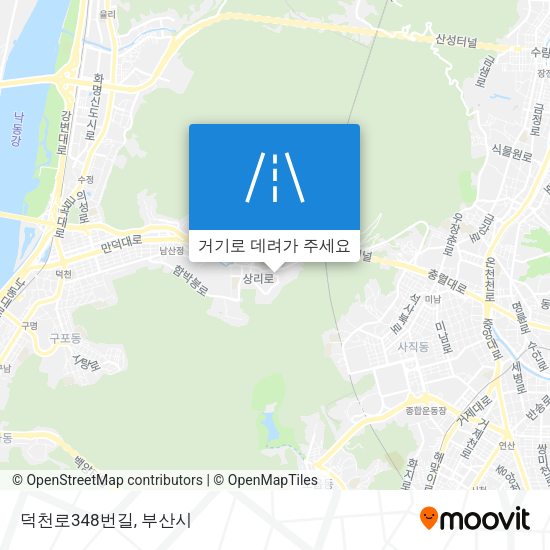 덕천로348번길 지도