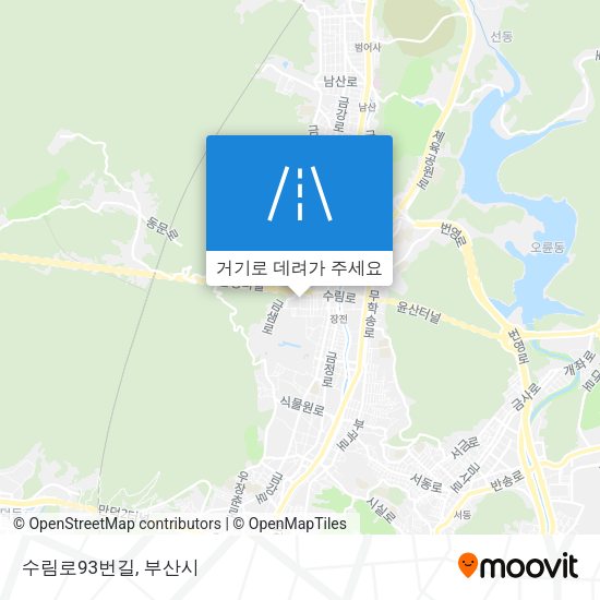 수림로93번길 지도