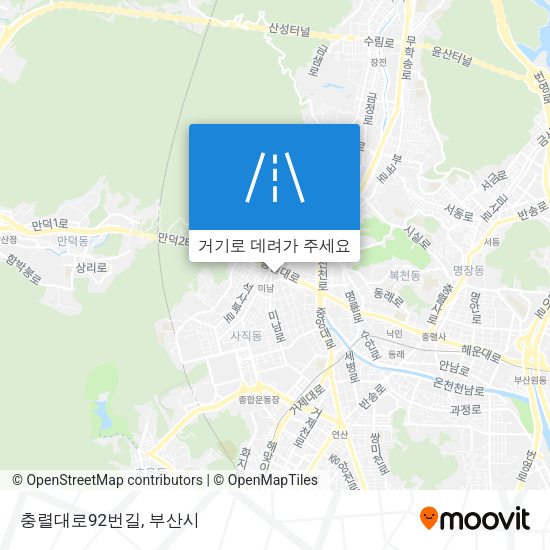 충렬대로92번길 지도