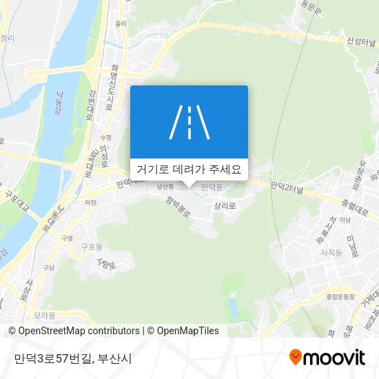 만덕3로57번길 지도
