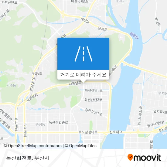 녹산화전로 지도
