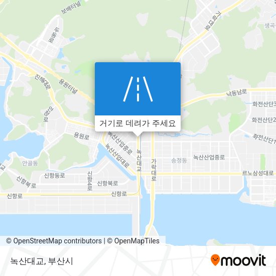 녹산대교 지도