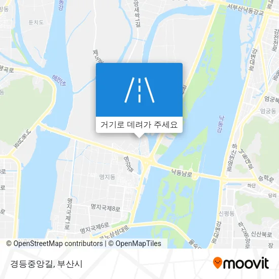 경등중앙길 지도