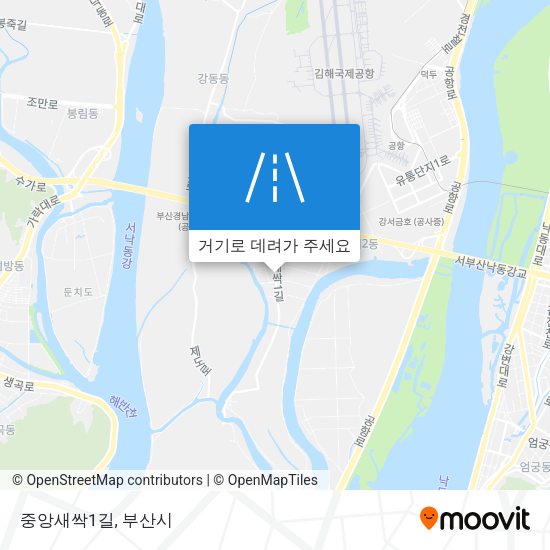 중앙새싹1길 지도