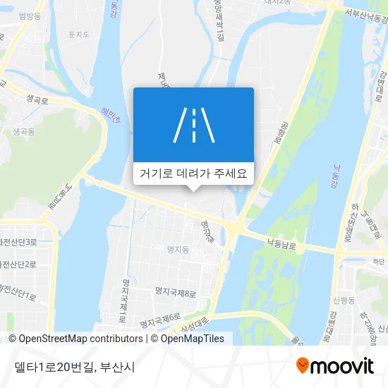델타1로20번길 지도