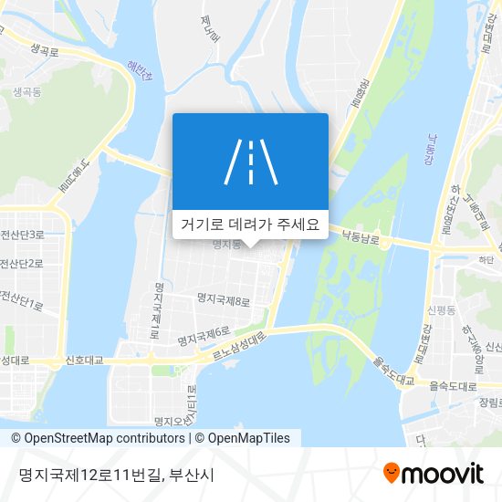 명지국제12로11번길 지도