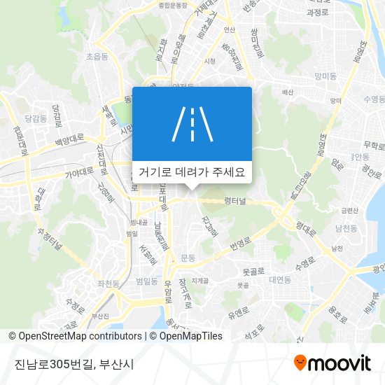 진남로305번길 지도