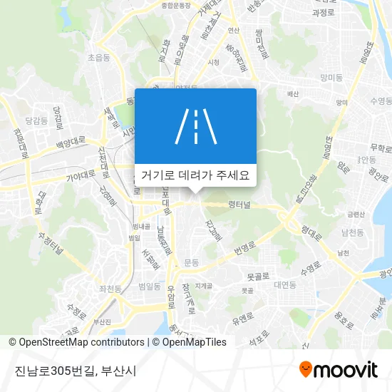 진남로305번길 지도