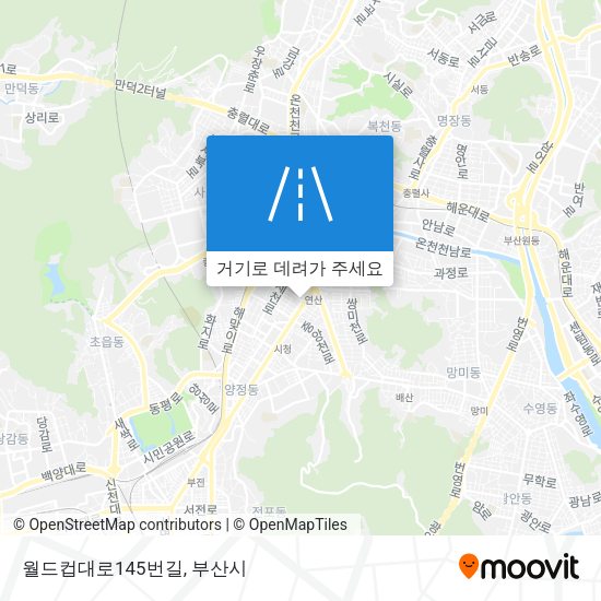 월드컵대로145번길 지도