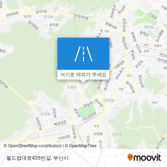 월드컵대로435번길 지도