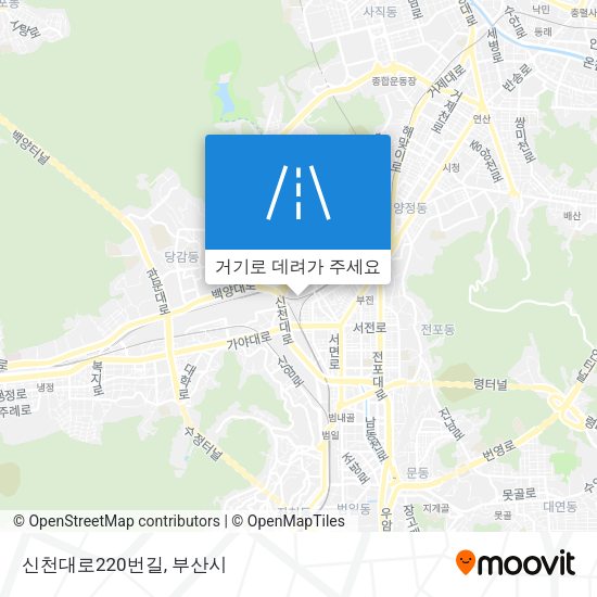 신천대로220번길 지도