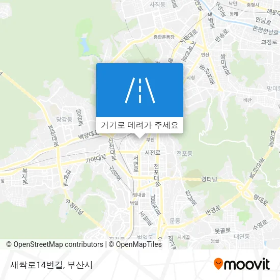 새싹로14번길 지도